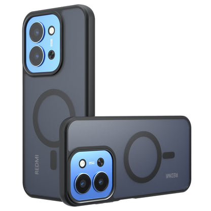 MagSafe futrola za Xiaomi Redmi 15C 5G / 15C 4G, Techsuit, PureFrost, Satin Crna