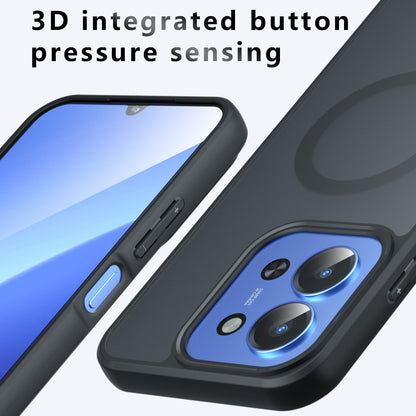 MagSafe futrola za Xiaomi Redmi 15C 5G / 15C 4G, Techsuit, PureFrost, Satin Crna