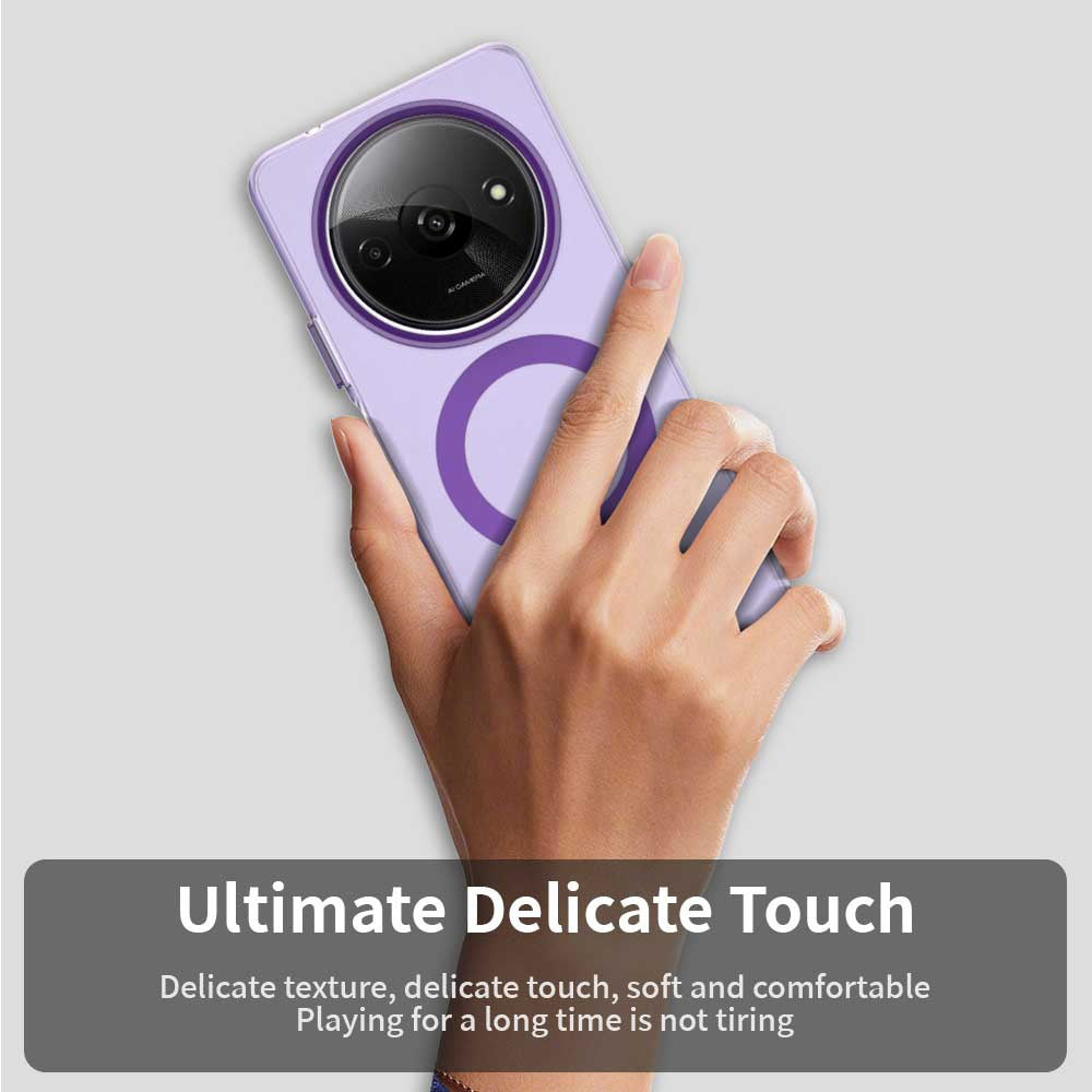MagSafe futrola za Xiaomi Redmi A3x / A3, Techsuit, CandyCase, Ljubičasta