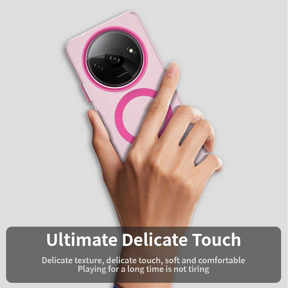 MagSafe maska za Xiaomi Redmi A3x / A3, Techsuit, CandyCase, Roza