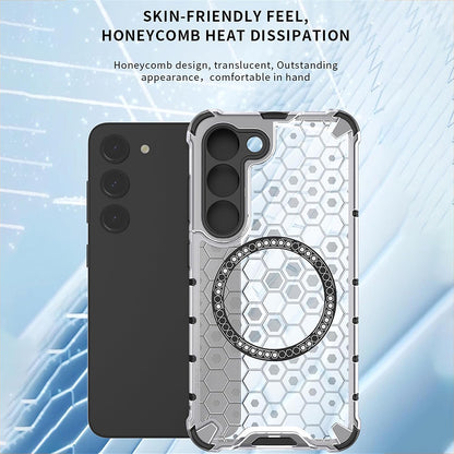 MagSafe futrola za Xiaomi Redmi A3x / A3, Techsuit, HoneyComb Shield, Crna