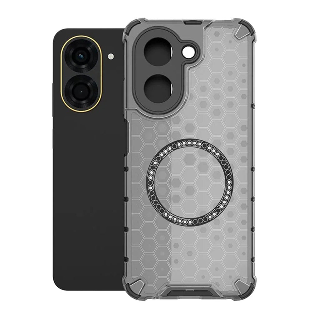 MagSafe futrola za Xiaomi Redmi A5 4G (Regionalna), Techsuit, HoneyComb Shield, Crna
