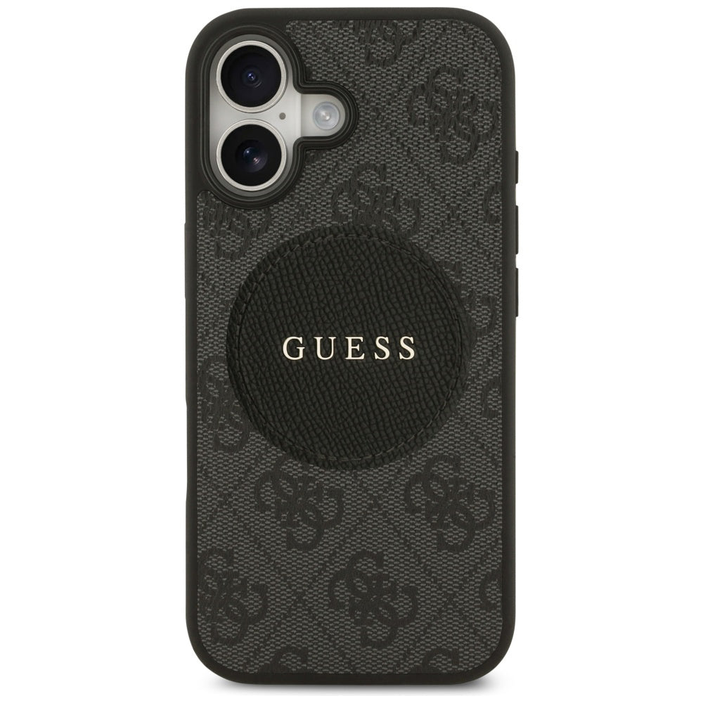 MagSafe futrola za Apple iPhone 17, Guess, 4G Circle Classic Logo, Crna
