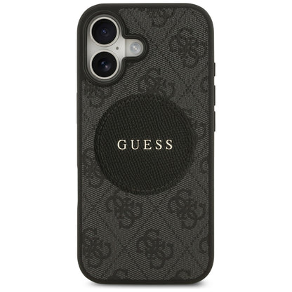 MagSafe futrola za Apple iPhone 17, Guess, 4G Circle Classic Logo, Crna