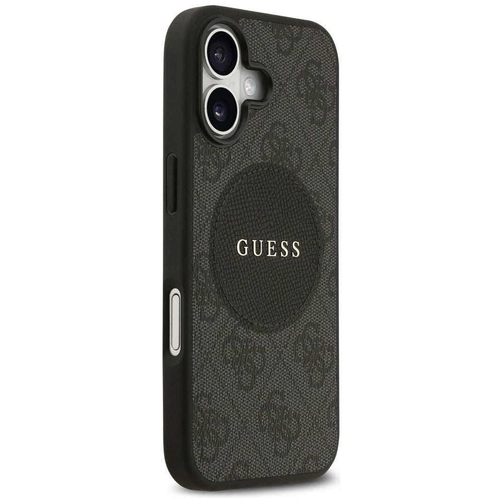 MagSafe futrola za Apple iPhone 17, Guess, 4G Circle Classic Logo, Crna