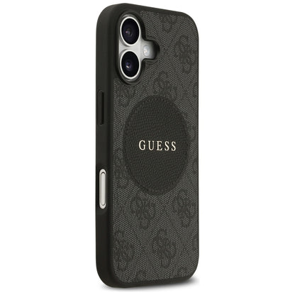 MagSafe futrola za Apple iPhone 17, Guess, 4G Circle Classic Logo, Crna