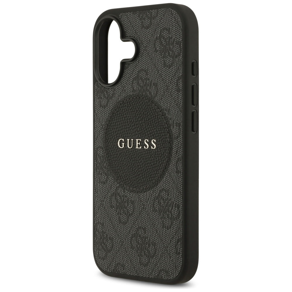 MagSafe futrola za Apple iPhone 17, Guess, 4G Circle Classic Logo, Crna