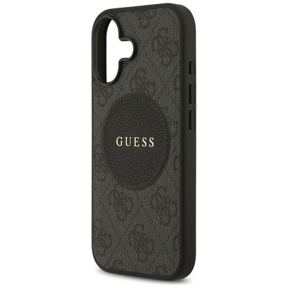 MagSafe futrola za Apple iPhone 17, Guess, 4G Circle Classic Logo, Crna