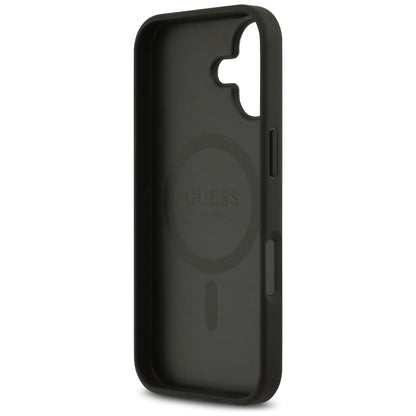 MagSafe futrola za Apple iPhone 17, Guess, 4G Circle Classic Logo, Crna