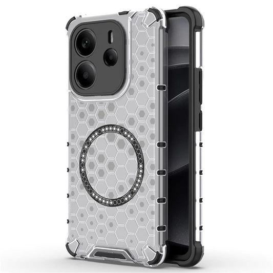 MagSafe futrola za Xiaomi Redmi Note 14 4G (Regional), Techsuit, HoneyComb Shield, Bijela