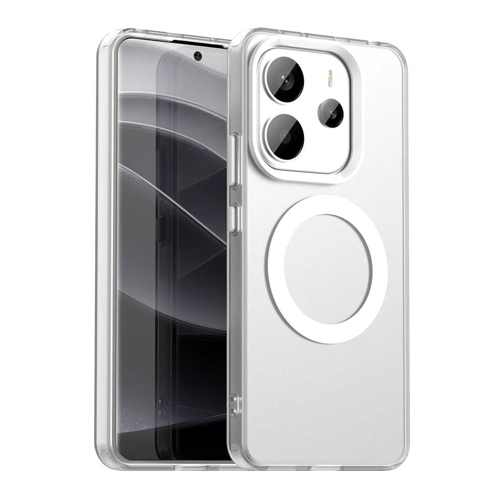 MagSafe futrola za Xiaomi Redmi Note 14 4G (Standard), Techsuit, CandyCase, Bijela
