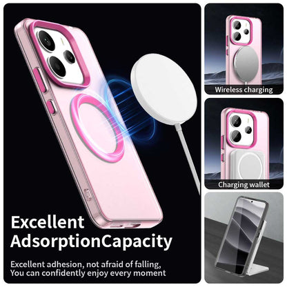 MagSafe futrola za Xiaomi Redmi Note 14 4G (Standard), Techsuit, CandyCase, Roza