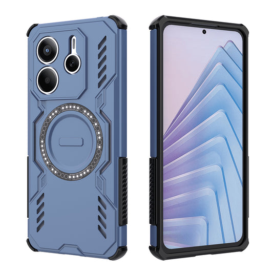 MagSafe futrola za Xiaomi Redmi Note 14 5G, Techsuit, ArmorMag, Plava