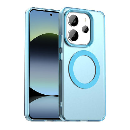 MagSafe maska za Xiaomi Redmi Note 14 5G, Techsuit, CandyCase, Plava