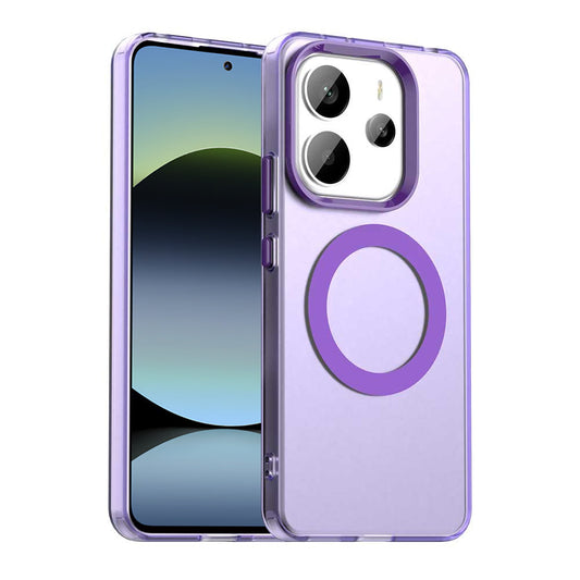 MagSafe futrola za Xiaomi Redmi Note 14 5G, Techsuit, CandyCase, Ljubičasta