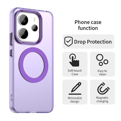 MagSafe futrola za Xiaomi Redmi Note 14 5G, Techsuit, CandyCase, Ljubičasta