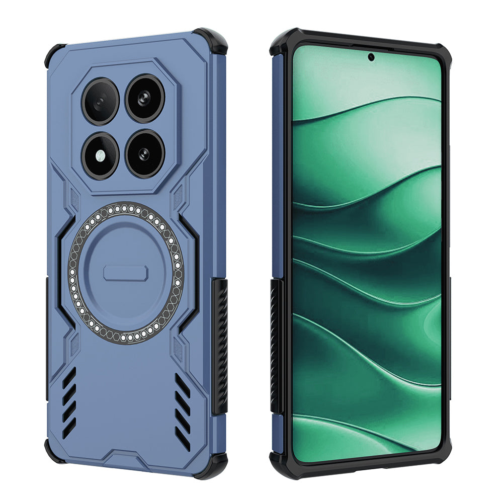 MagSafe futrola za Xiaomi Redmi Note 14 Pro 4G, Techsuit, ArmorMag, Plava