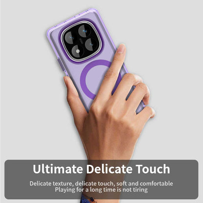 MagSafe futrola za Xiaomi Redmi Note 14 Pro 4G, Techsuit, CandyCase, Ljubičasta