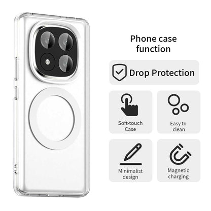 MagSafe futrola za Xiaomi Redmi Note 14 Pro+ 5G, Techsuit, CandyCase, Bijela