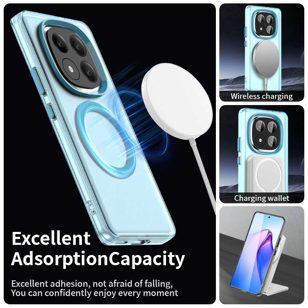MagSafe futrola za Xiaomi Redmi Note 14 Pro+ 5G, Techsuit, CandyCase, Plava