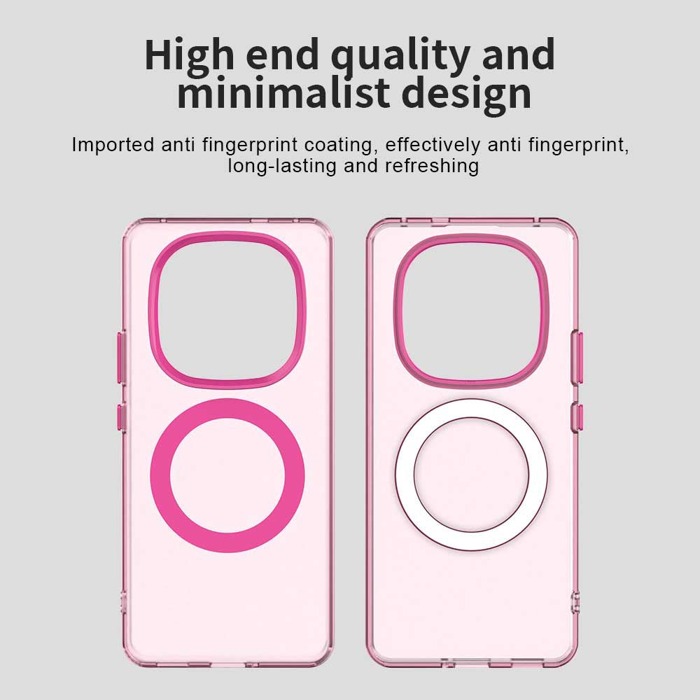 MagSafe maska za Xiaomi Redmi Note 14 Pro+ 5G, Techsuit, CandyCase, Roza