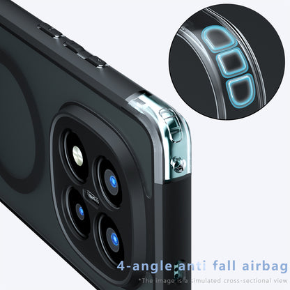 MagSafe maska za Xiaomi Redmi Note 14 Pro+ 5G, Techsuit, PureFrost, Crna Satinirana