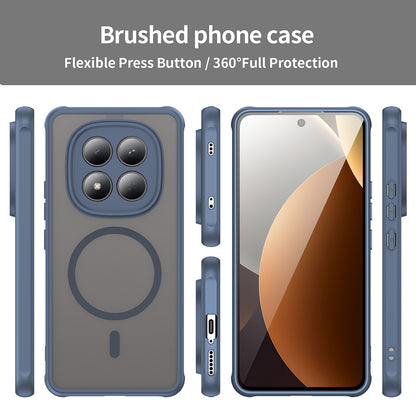 MagSafe futrola za Xiaomi Redmi Note 15 Pro 4G, Techsuit, HaloFrost II, Tamnoplava