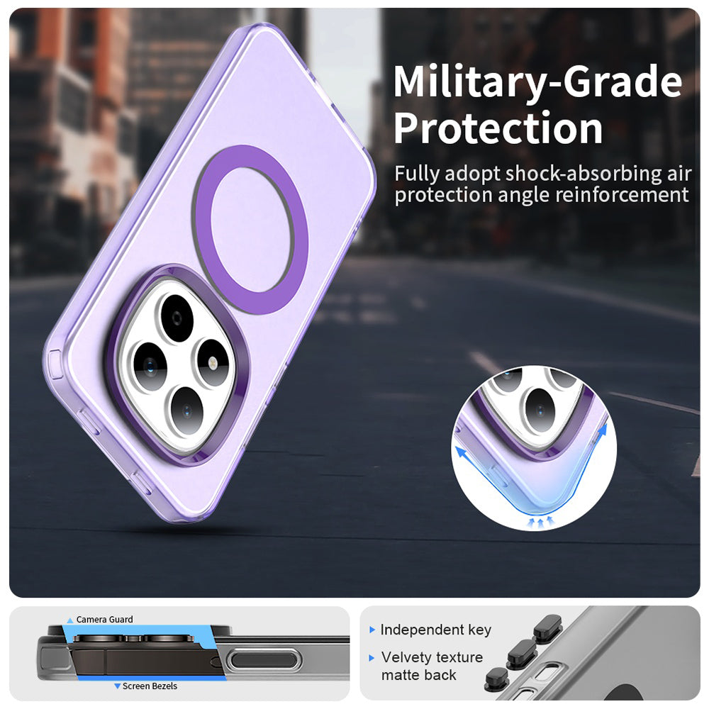 MagSafe futrola za Xiaomi Redmi Note 15 Pro 5G, Techsuit, CandyCase, Ljubičasta