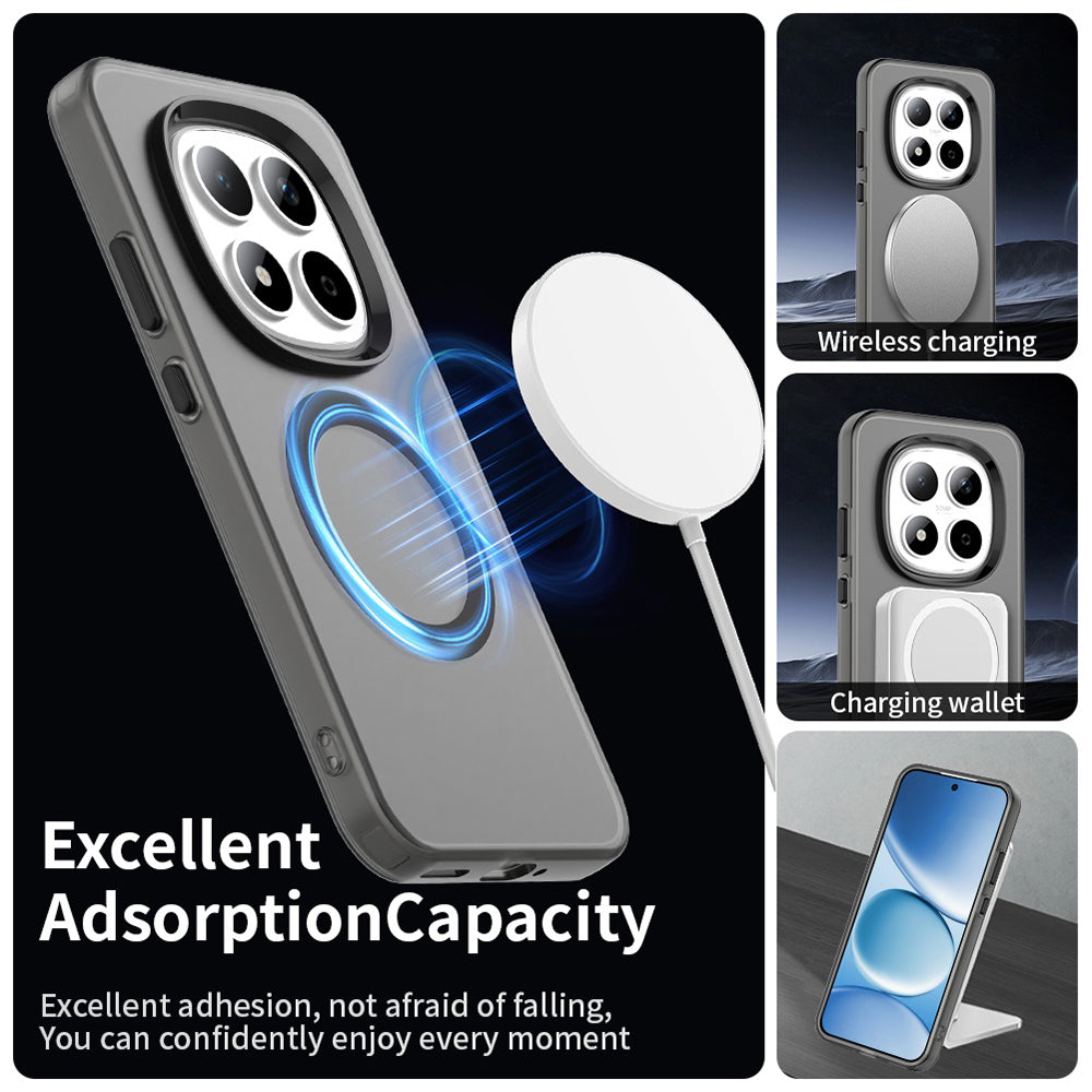 Futrola MagSafe za Xiaomi Redmi Note 15 Pro 5G, Techsuit, CandyCase, Crna