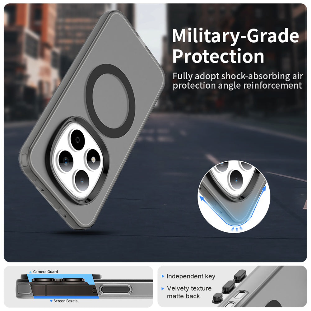 Futrola MagSafe za Xiaomi Redmi Note 15 Pro 5G, Techsuit, CandyCase, Crna