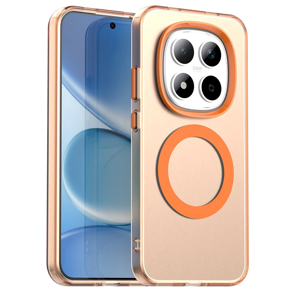 MagSafe futrola za Xiaomi Redmi Note 15 Pro 5G, Techsuit, CandyCase, Narančasta
