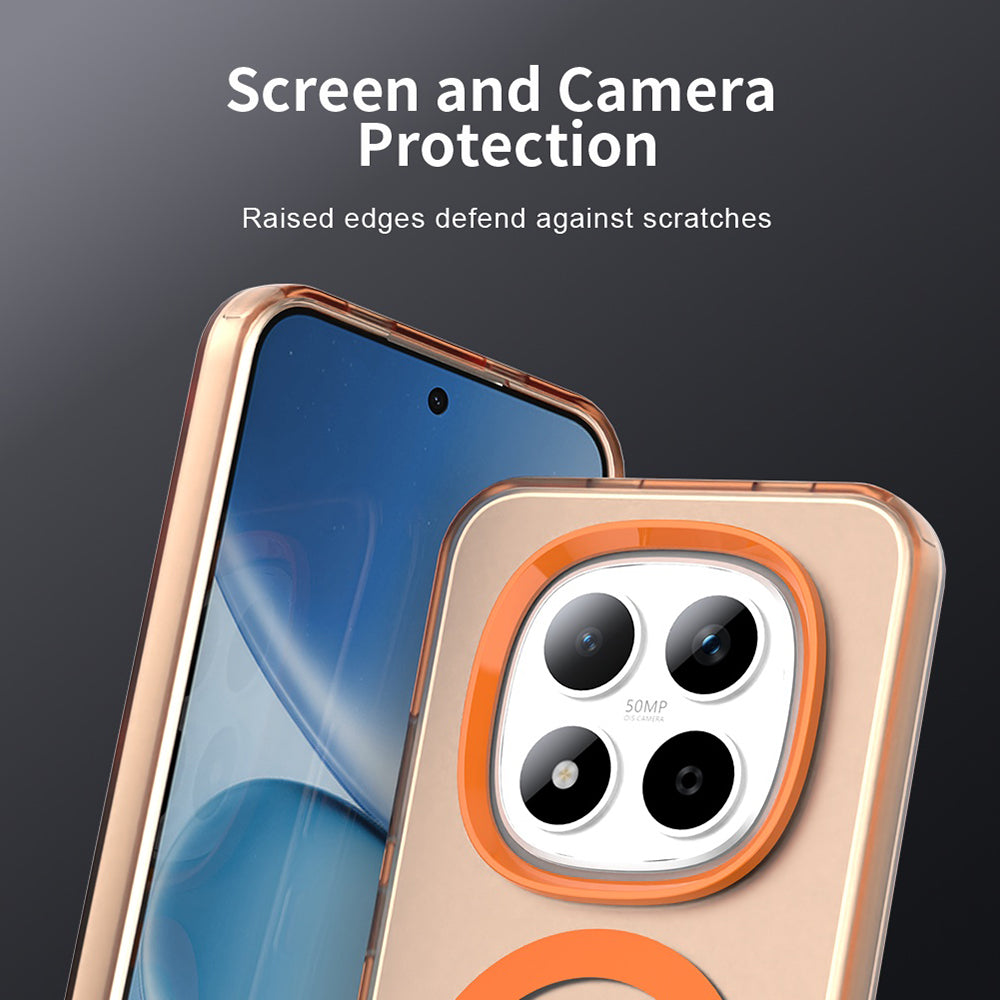 MagSafe futrola za Xiaomi Redmi Note 15 Pro 5G, Techsuit, CandyCase, Narančasta