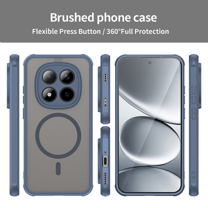 MagSafe futrola za Xiaomi Redmi Note 15 Pro 5G, Techsuit, HaloFrost II, Tamnoplava