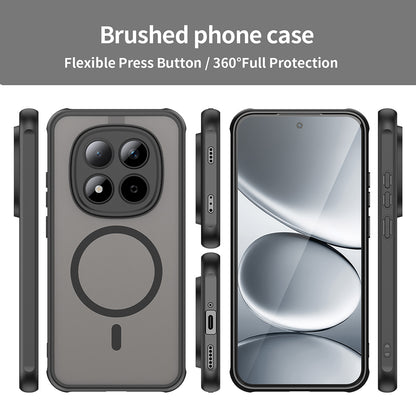 MagSafe futrola za Xiaomi Redmi Note 15 Pro 5G, Techsuit, HaloFrost II, Crna