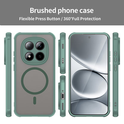 MagSafe futrola za Xiaomi Redmi Note 15 Pro 5G, Techsuit, HaloFrost II, Zelena