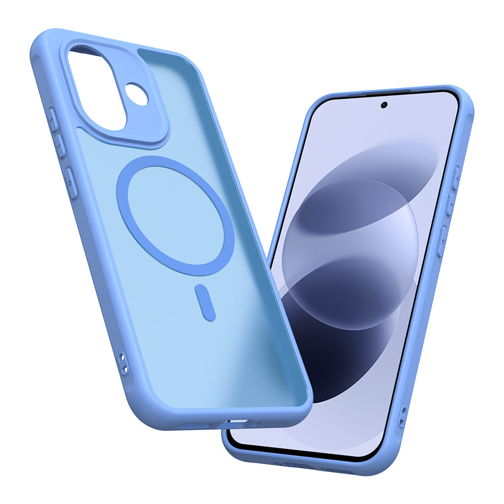 MagSafe maskica za Xiaomi Redmi Note 17 4G / Note 17 5G, Techsuit, HaloFrost II, plava