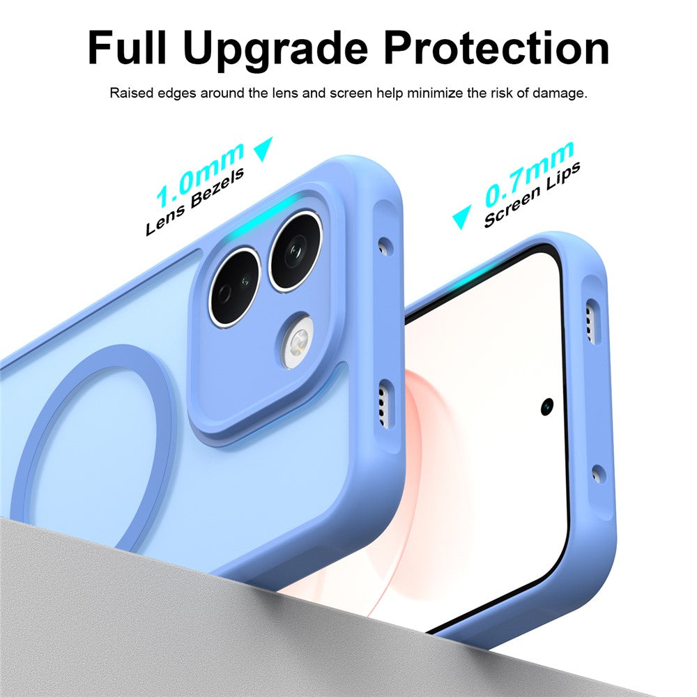 MagSafe maskica za Xiaomi Redmi Note 17 4G / Note 17 5G, Techsuit, HaloFrost II, plava