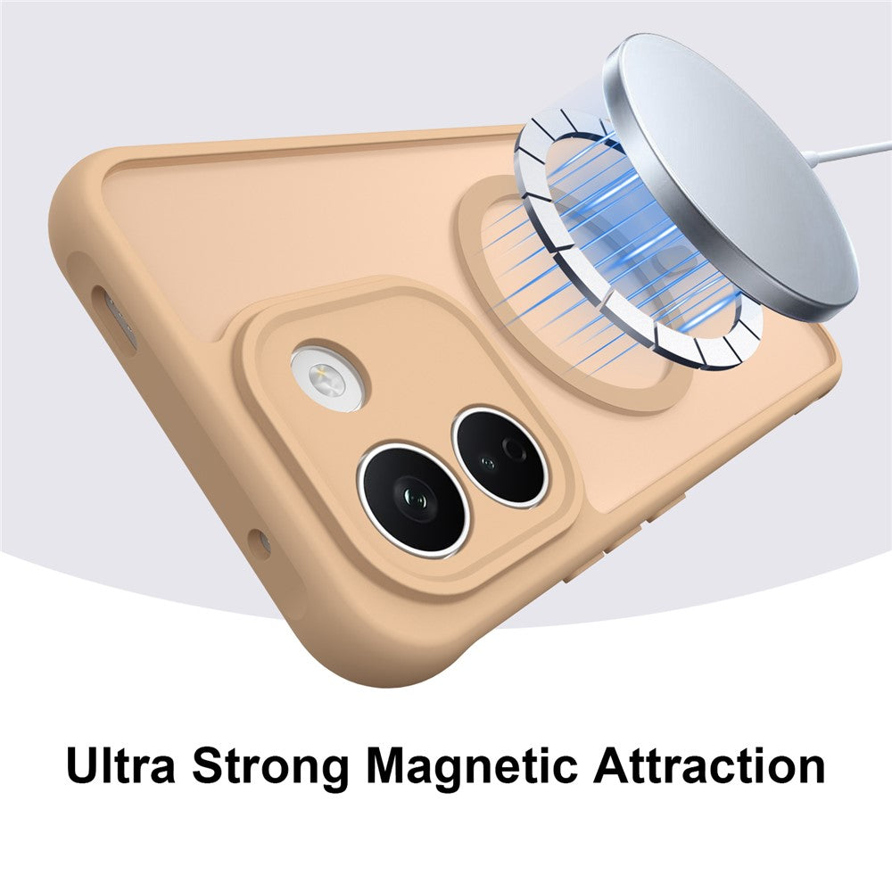 MagSafe maskica za Xiaomi Redmi Note 17 4G / Note 17 5G, Techsuit, HaloFrost II, zlatna