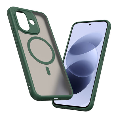 MagSafe maskica za Xiaomi Redmi Note 17 4G / Note 17 5G, Techsuit, HaloFrost II, zelena