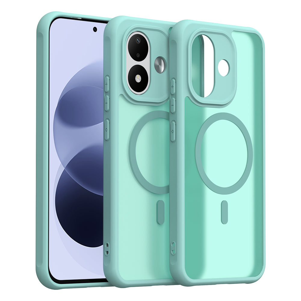 MagSafe maskica za Xiaomi Redmi Note 17 4G / Note 17 5G, Techsuit, HaloFrost II, svijetlozelena