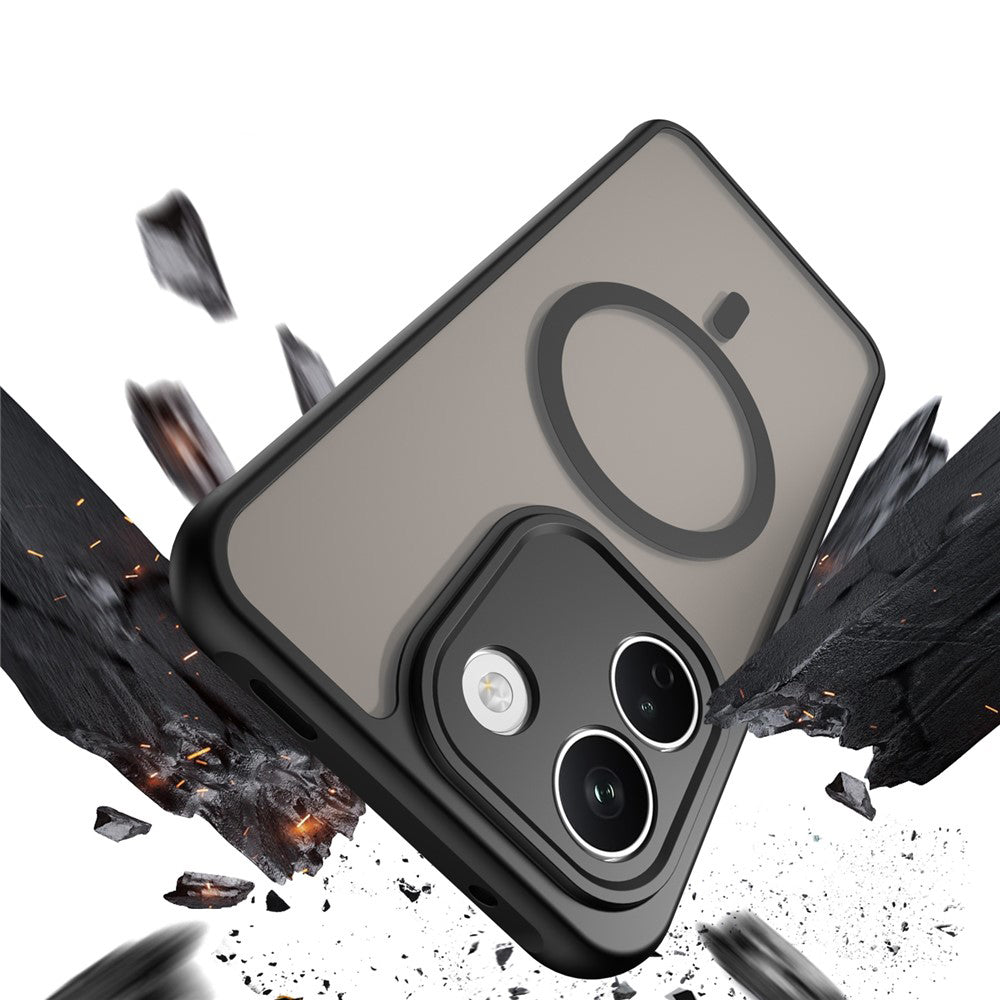 MagSafe maskica za Xiaomi Redmi Note 17 Pro Max, Techsuit, HaloFrost II, crna