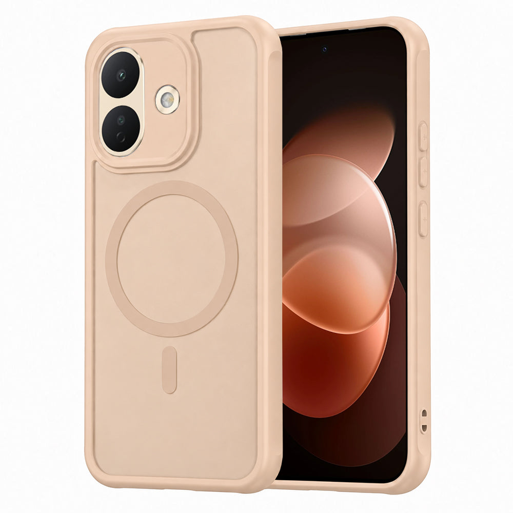 MagSafe maska za Xiaomi Redmi Note 17 Pro, Techsuit, HaloFrost II, zlatna