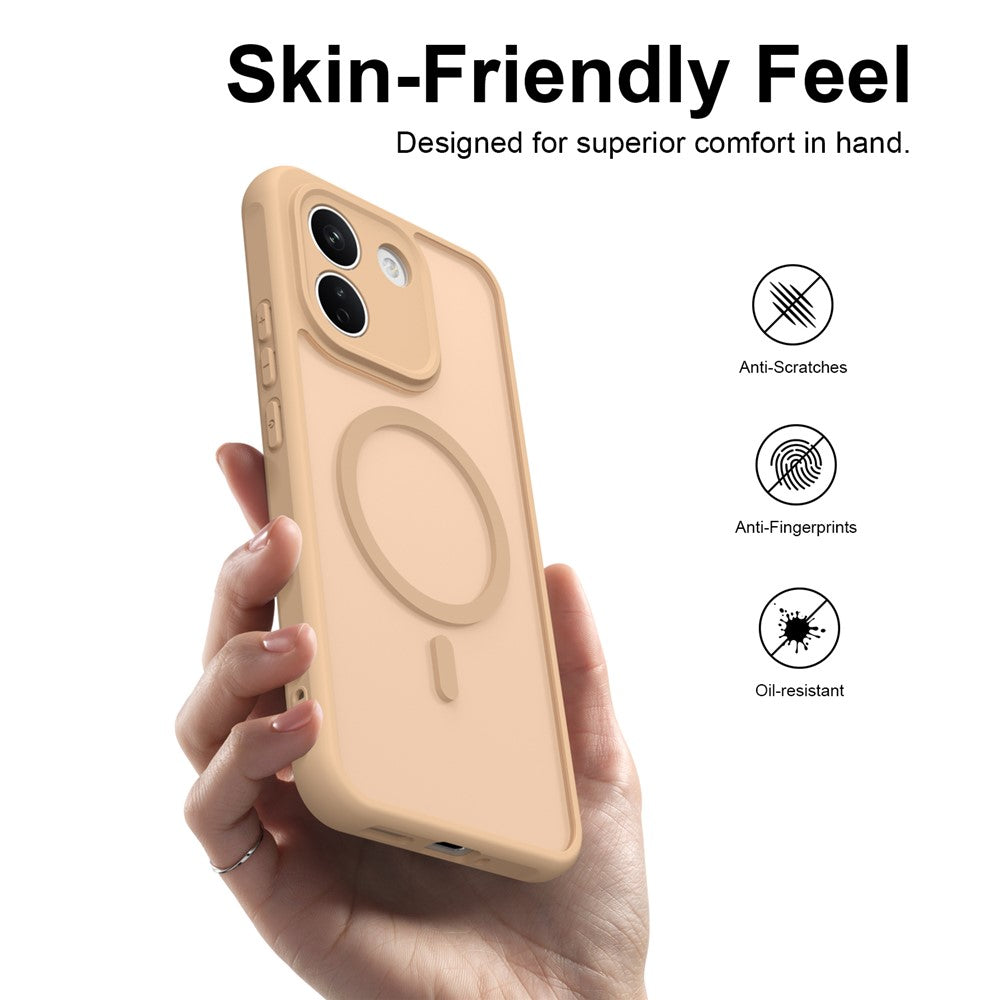 MagSafe maska za Xiaomi Redmi Note 17 Pro, Techsuit, HaloFrost II, zlatna