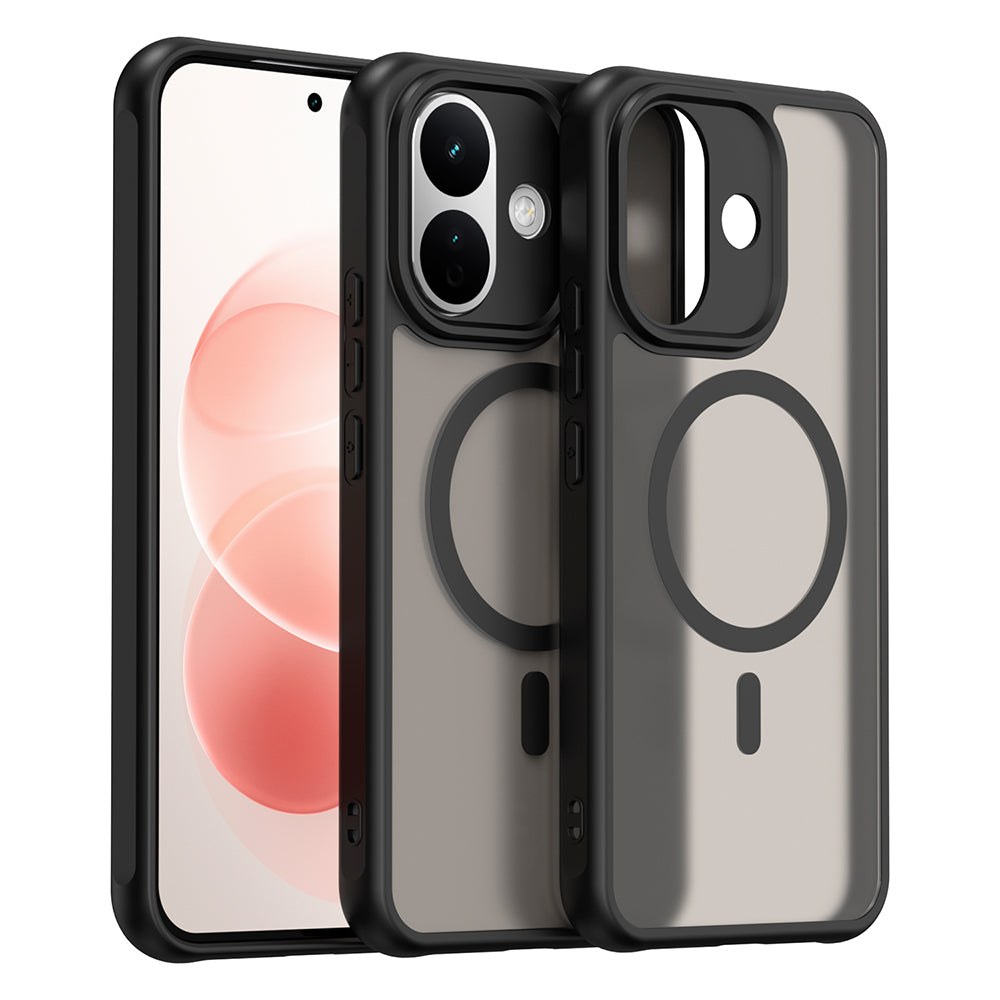 MagSafe maskica za Xiaomi Redmi Note 17 Pro, Techsuit, HaloFrost II, crna