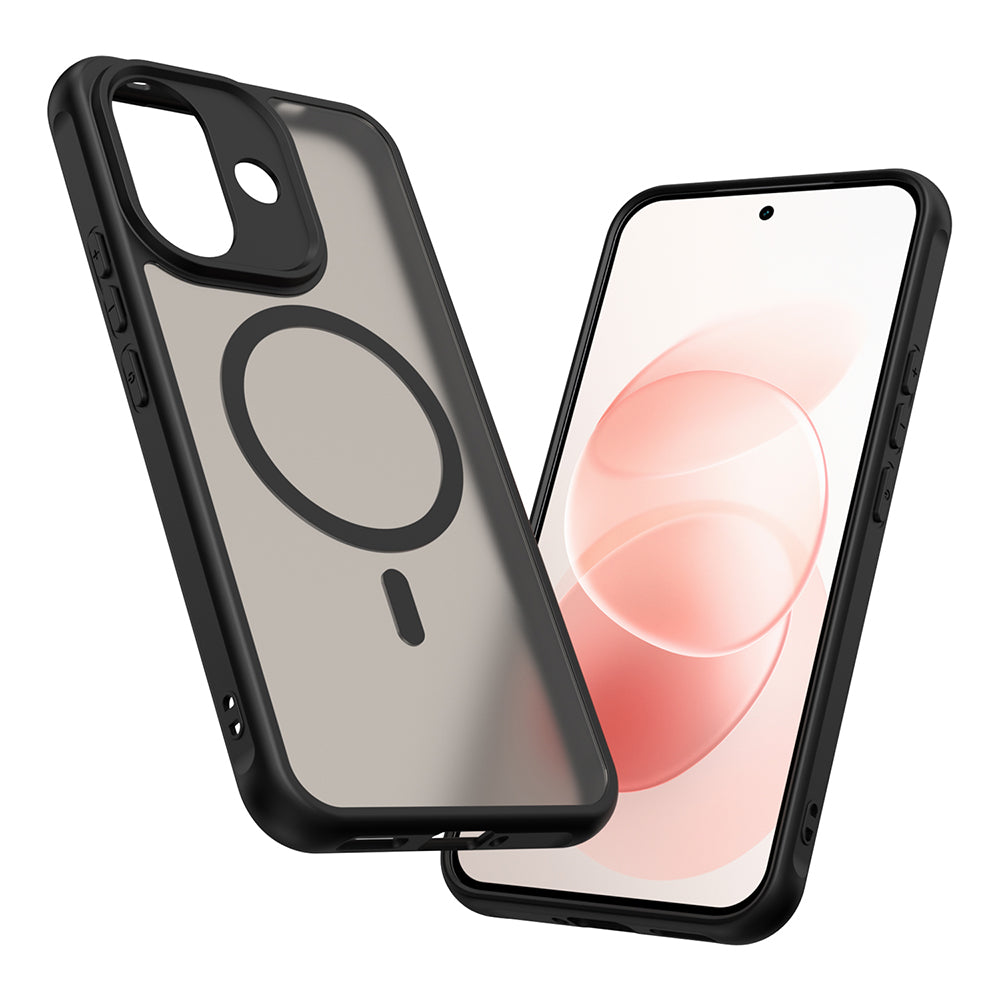 MagSafe maskica za Xiaomi Redmi Note 17 Pro, Techsuit, HaloFrost II, crna