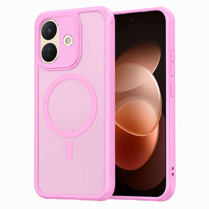 MagSafe maskica za Xiaomi Redmi Note 17 Pro, Techsuit, HaloFrost II, ružičasta