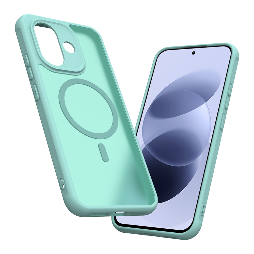 MagSafe maska za Xiaomi Redmi Note 17 Pro, Techsuit, HaloFrost II, svijetlozelena