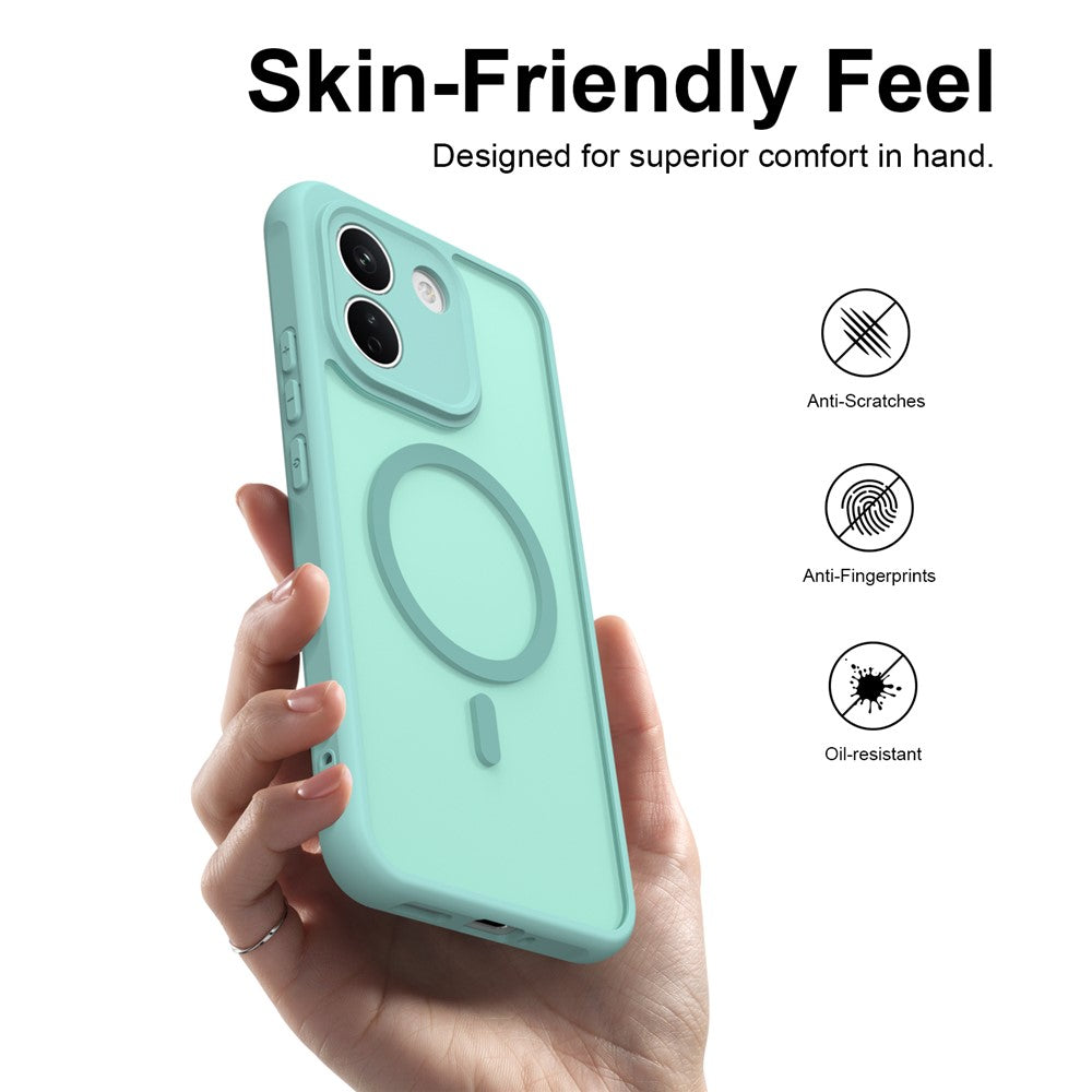 MagSafe maska za Xiaomi Redmi Note 17 Pro, Techsuit, HaloFrost II, svijetlozelena
