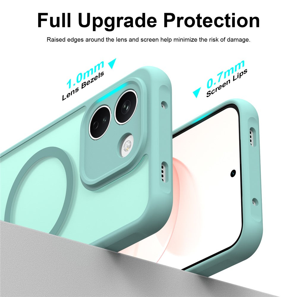MagSafe maska za Xiaomi Redmi Note 17 Pro, Techsuit, HaloFrost II, svijetlozelena