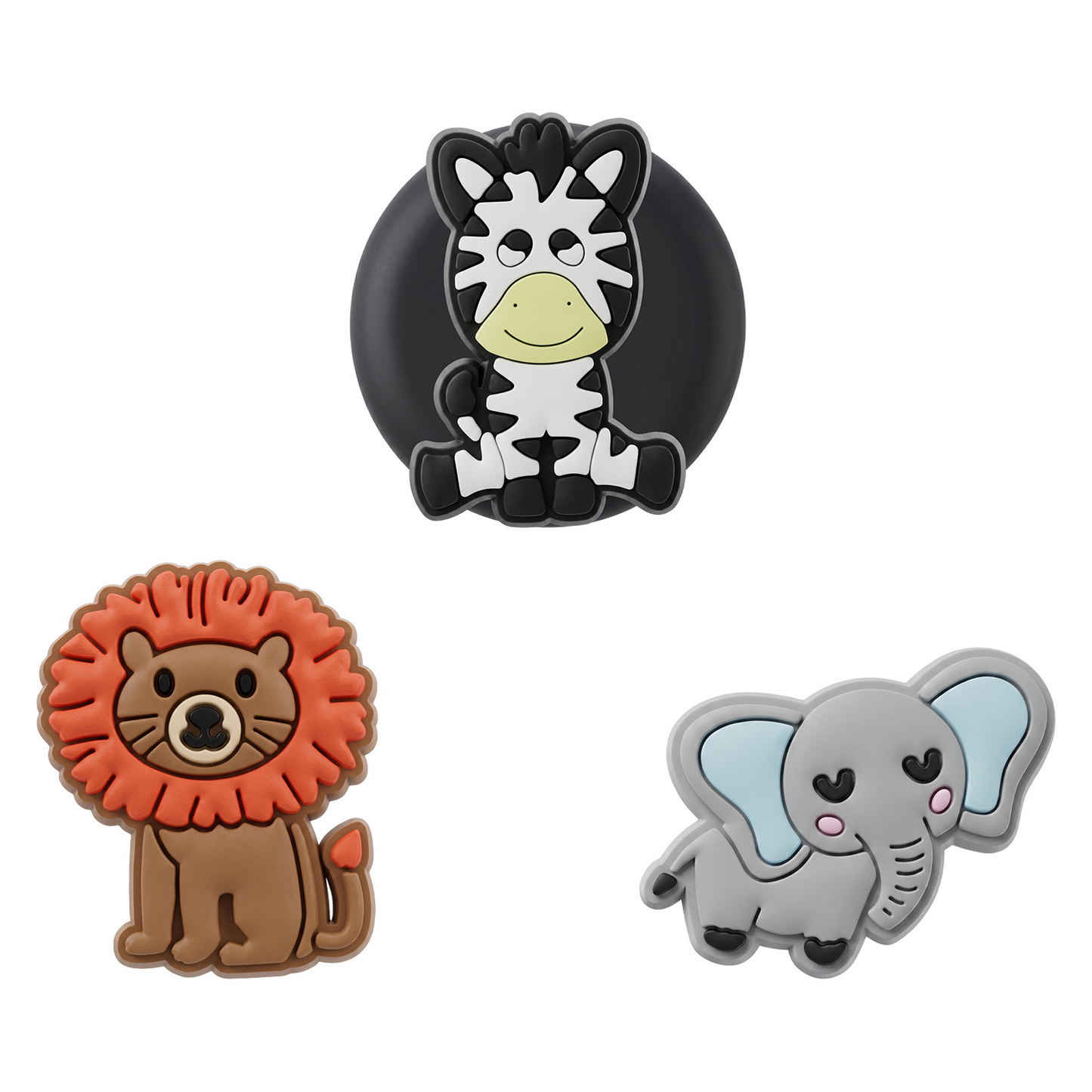 OEM Zoo futrola za Apple AirTag, Set od 3 komada, Višebojna